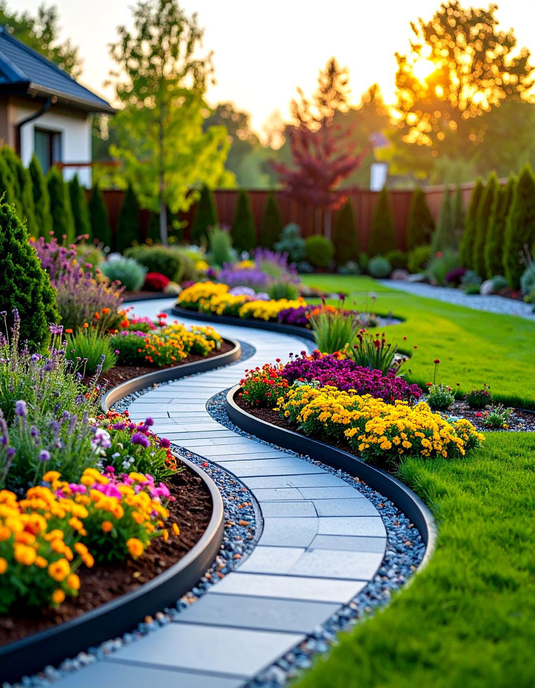 Plastic Garden Edging for Flexible Solutions - 20 Garden Edging Ideas