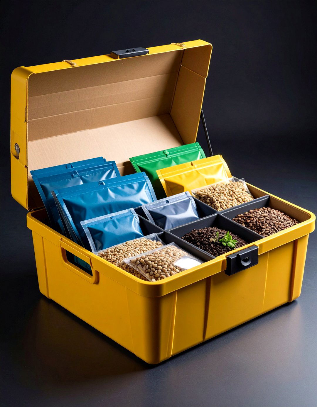 Plastic Shoe Box with Lid - 20 Seed Storage Ideas