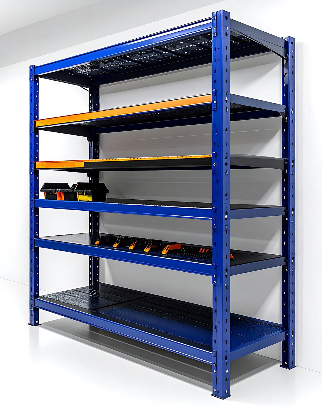 Plastic vs Metal Freestanding Garage Shelving Units - 20 Garage Shelving Ideas
