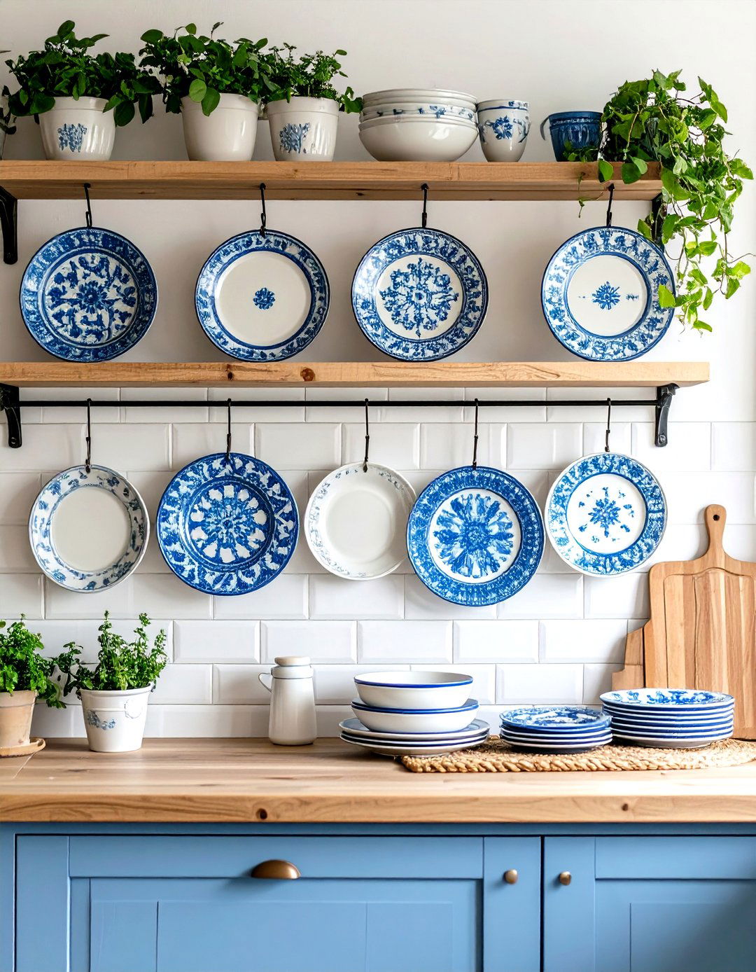 Plate and Decorative Dish Displays - 20 Wall Decor Ideas