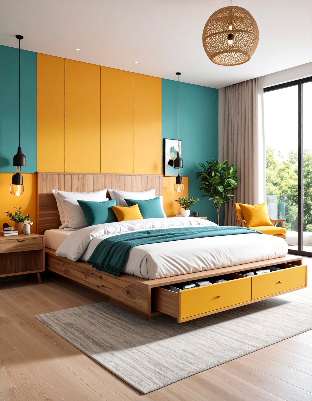 Platform Bed with Storage - 20 Tiny House Storage Ideas