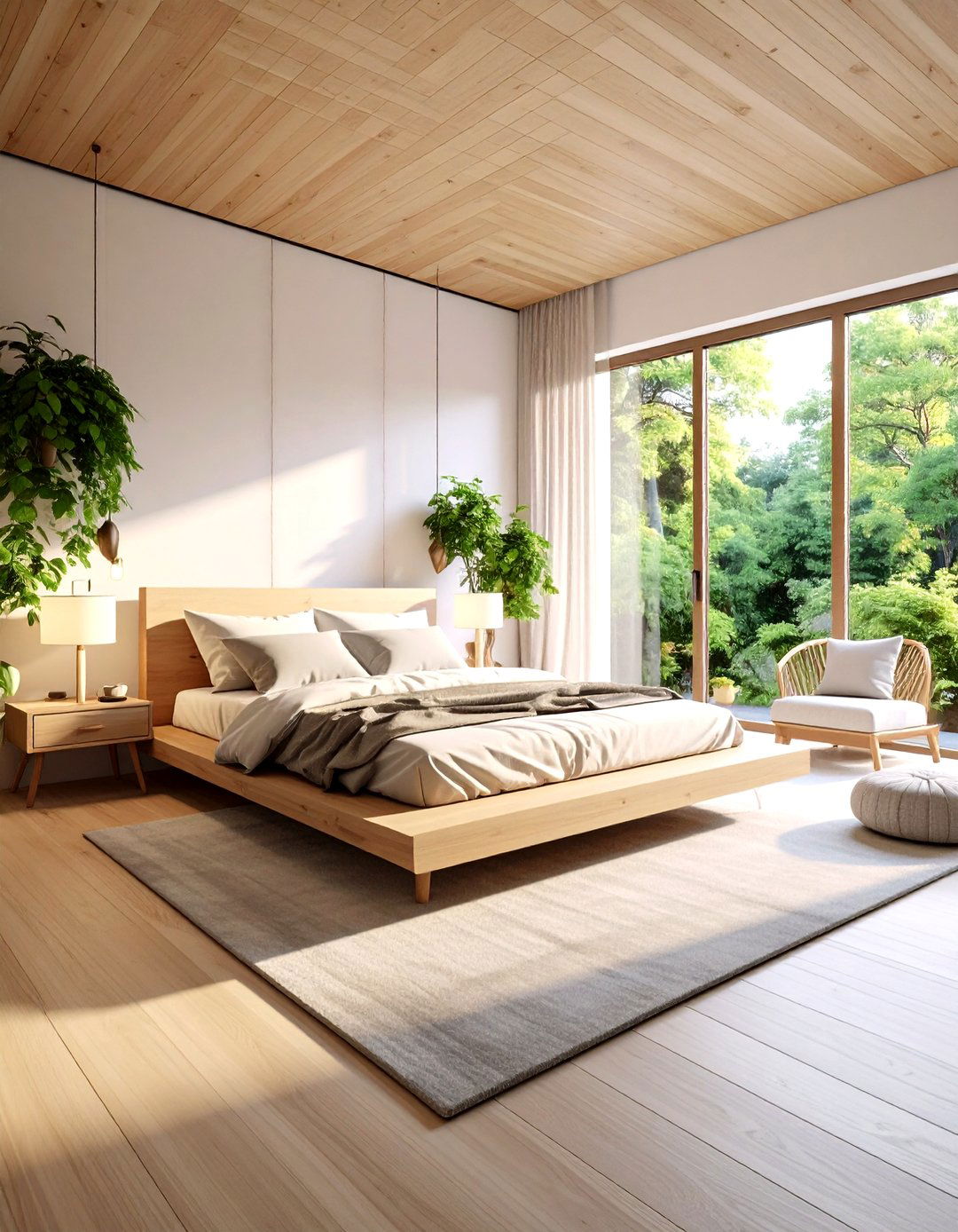Platform Bedroom Minimalist Interior Design with Low Profile Comfort - 20 Minimalist Interior Design Ideas