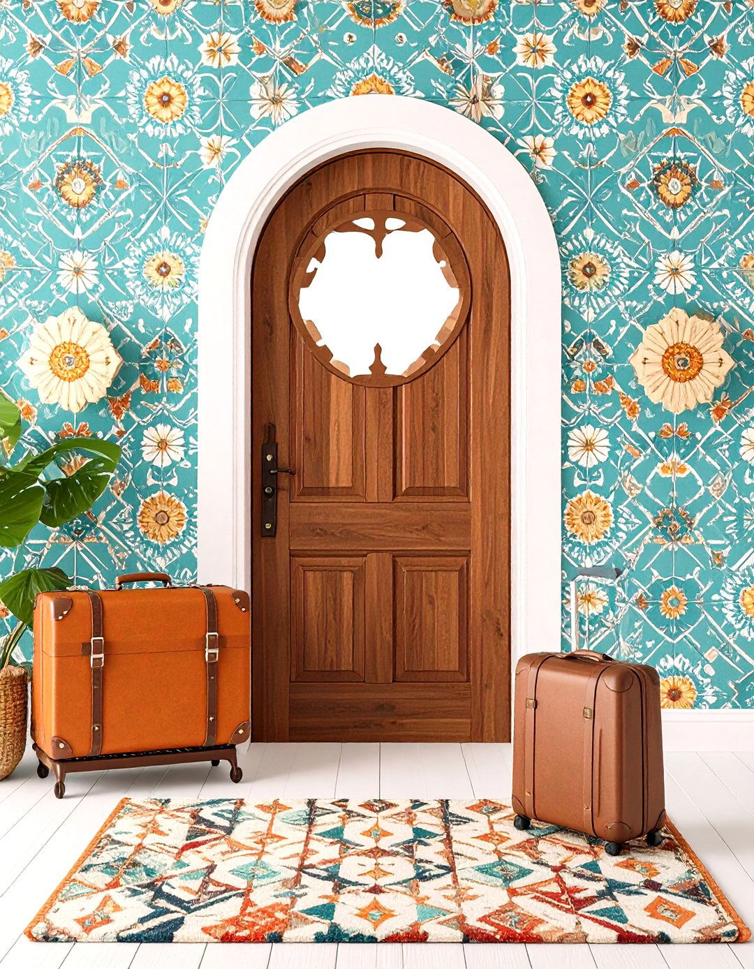 Platform Entryway Portal - 20 Harry Potter Decor Ideas