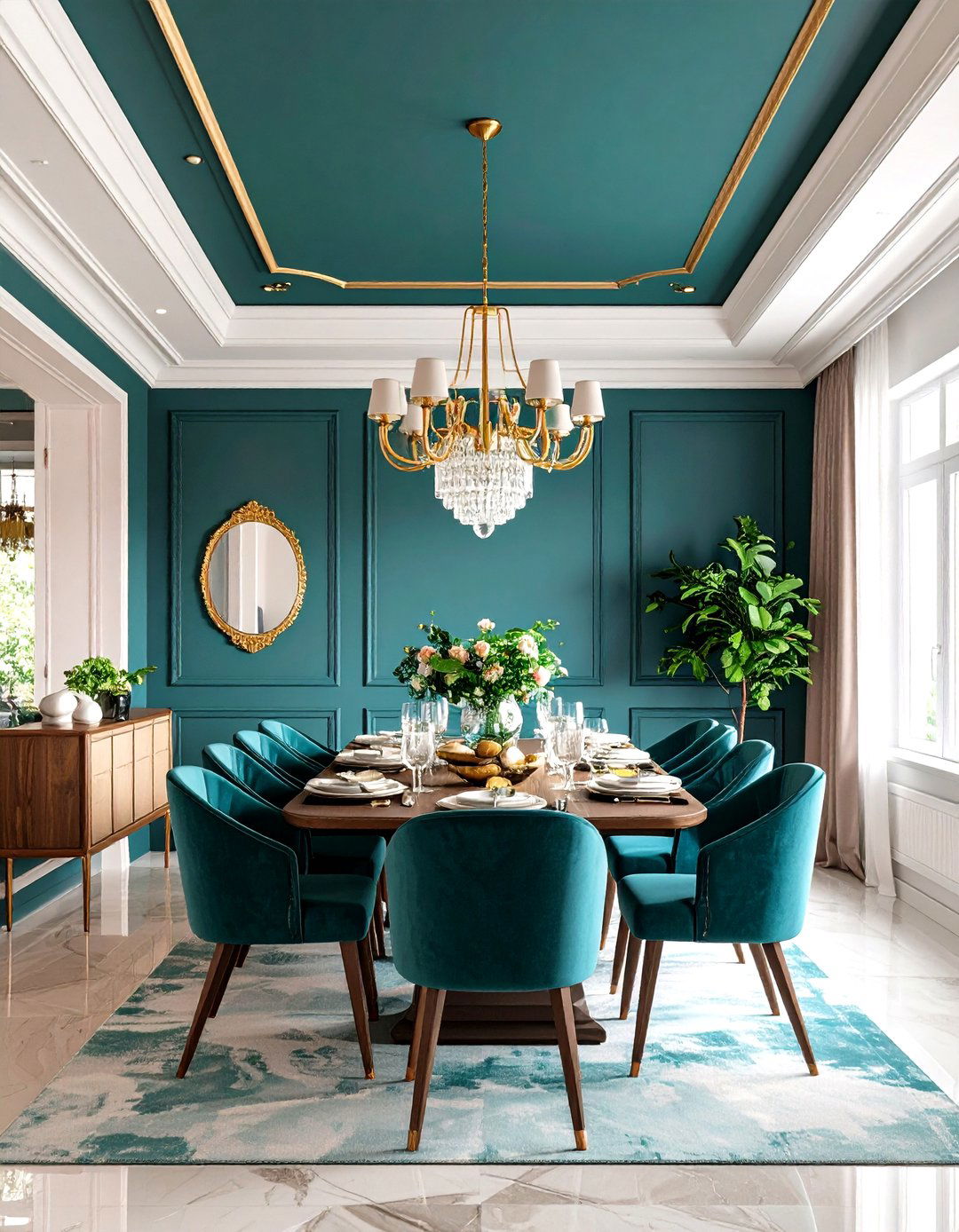 Play Up the Ceiling - 20 Wall Painting Ideas of Any Room