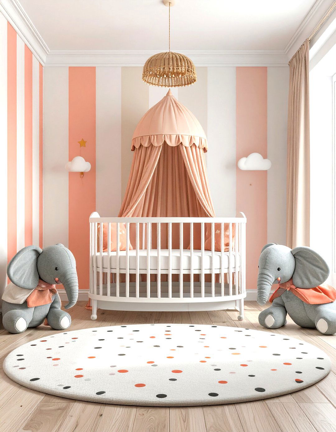 Playful Circus Elephant Inspiration - 20 Elephant Nursery Ideas