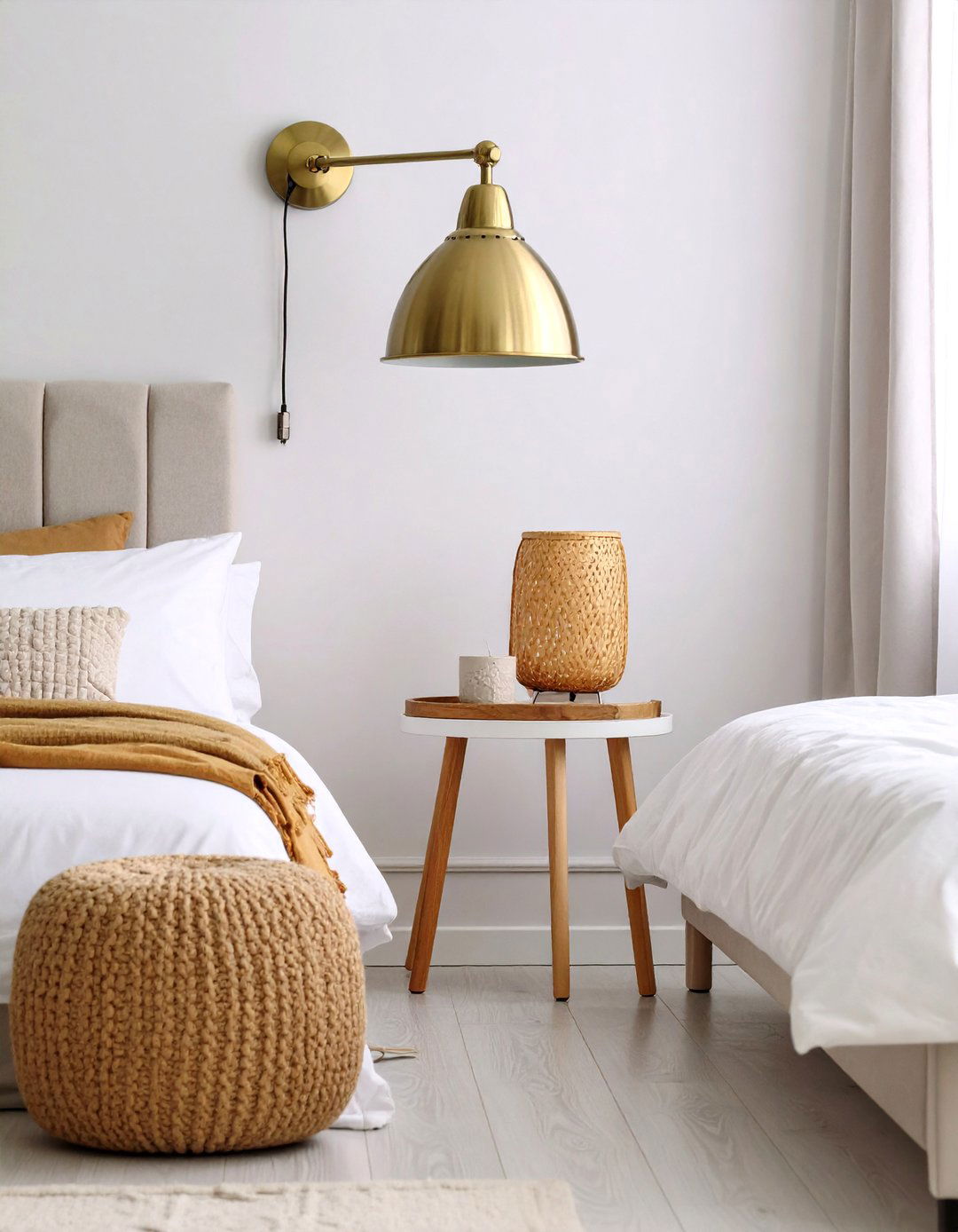 Plug In Wall Sconce That Moves With You - 20 Bedroom Wall Sconce Ideas