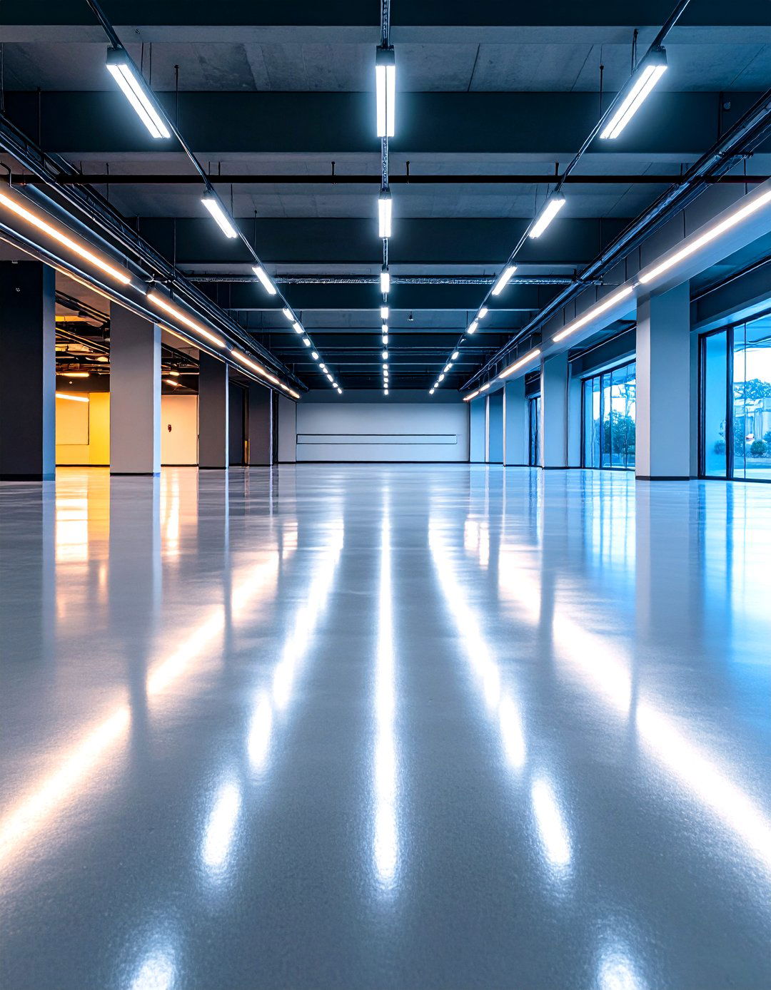 Polished Concrete Garage Floors for Low Maintenance Shine - 20 Garage Flooring Ideas