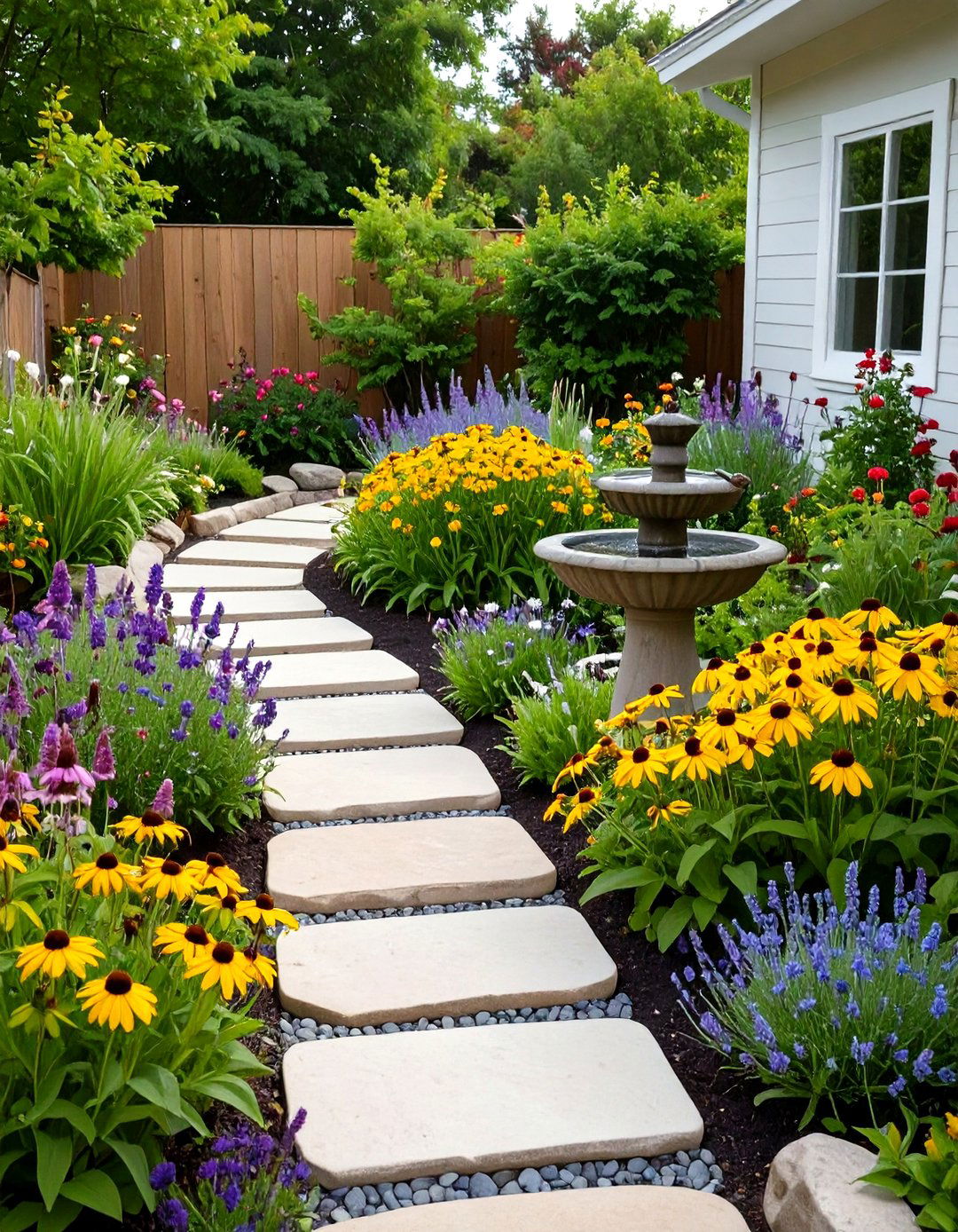 Pollinator Corner Garden with Native Plants - 20 Corner Garden Ideas