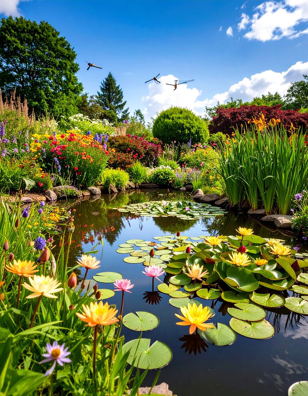 Pollinator Friendly Fish Pond - 20 Fish Pond Ideas