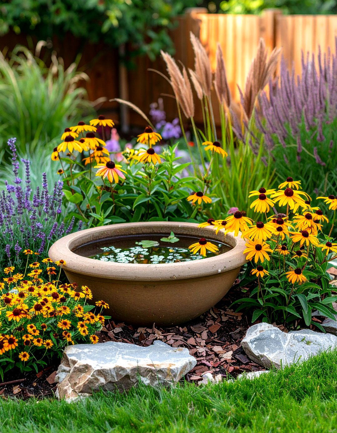 Pollinator Friendly Native Flower Bed for Year Round Color - 20 Front Yard Texas Flower Bed Ideas