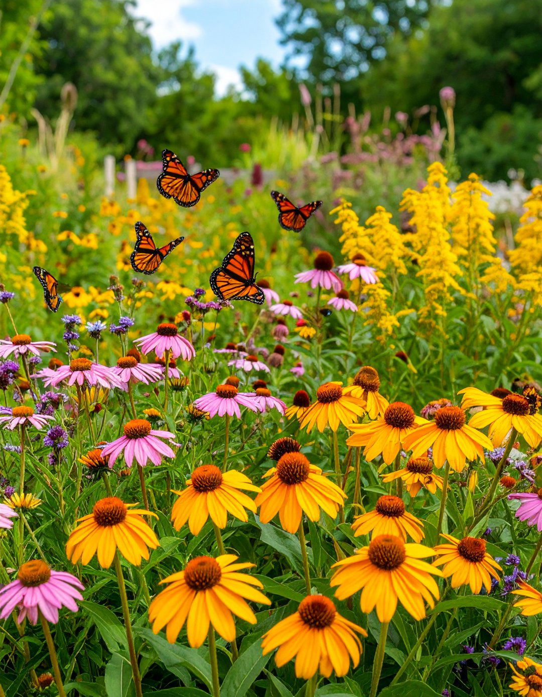 Pollinator Friendly Native Flower Bed - 20 Flower Bed Ideas