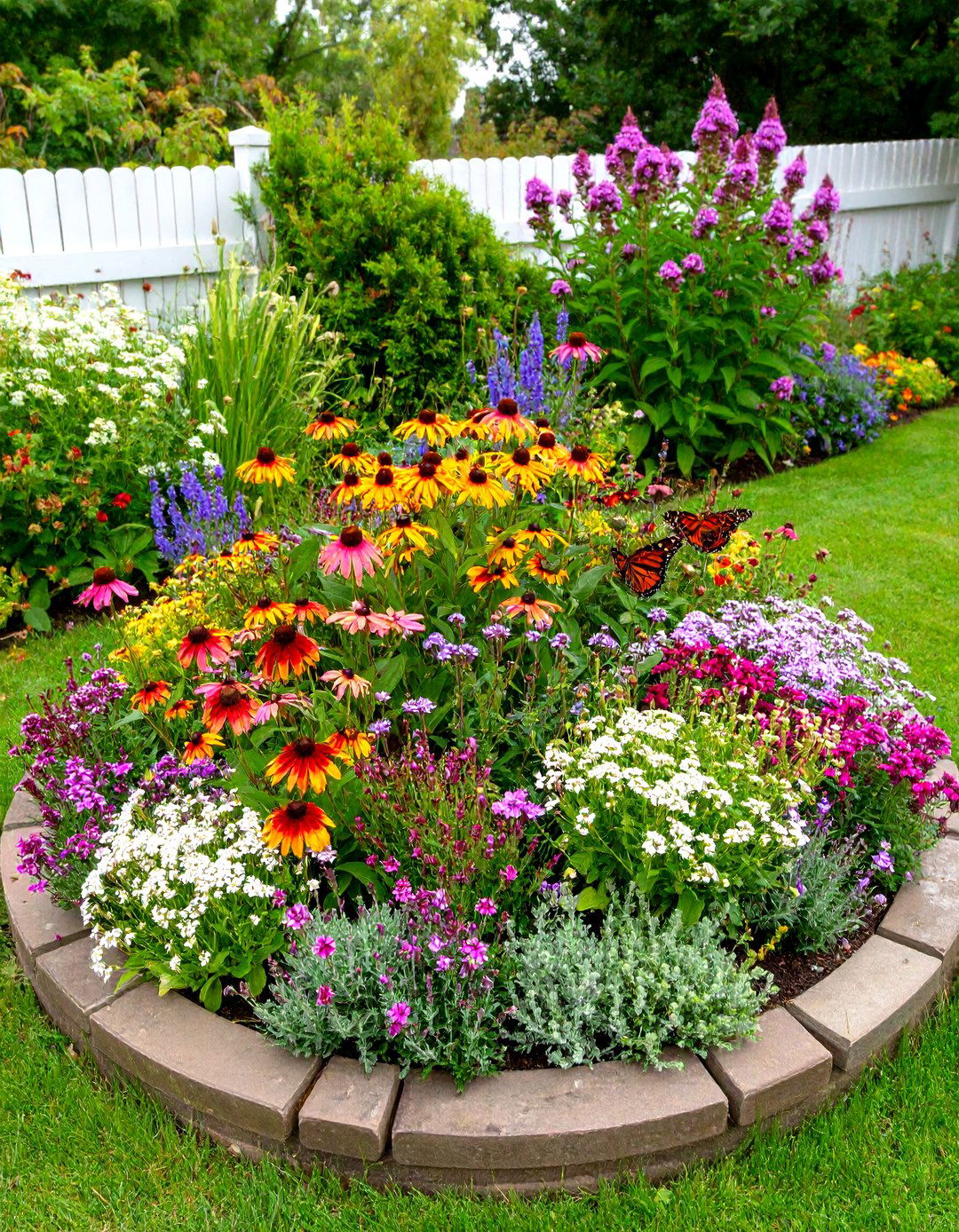 Pollinator Haven Round Garden Bed - 20 Round Garden Bed Ideas