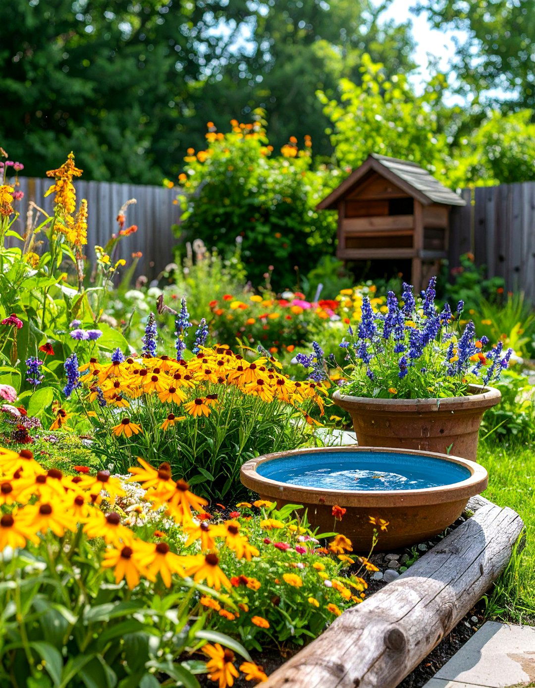 Pollinator Pocket Small Garden - 20 Budget Small Garden Ideas