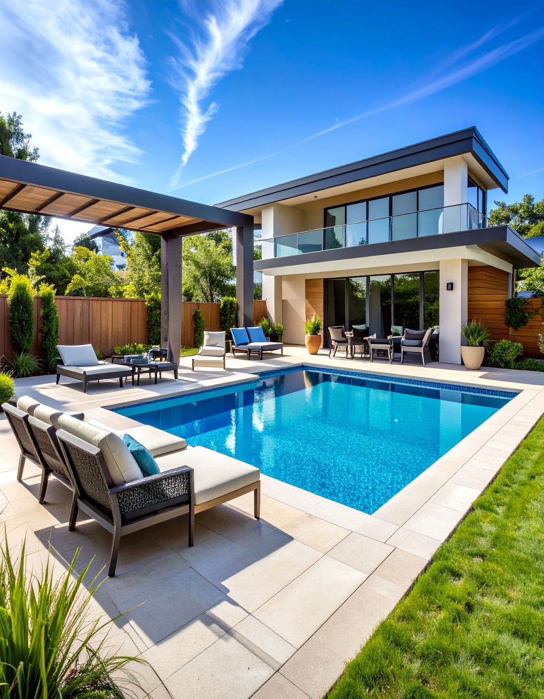 Pool Patio with Smart Technology Integration - 20 Pool Patio Ideas