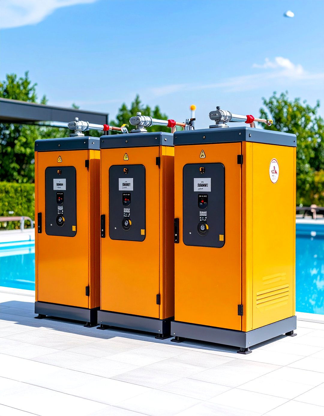 Pool Storage Cabinet Safety Station - 20 Pool Storage Ideas