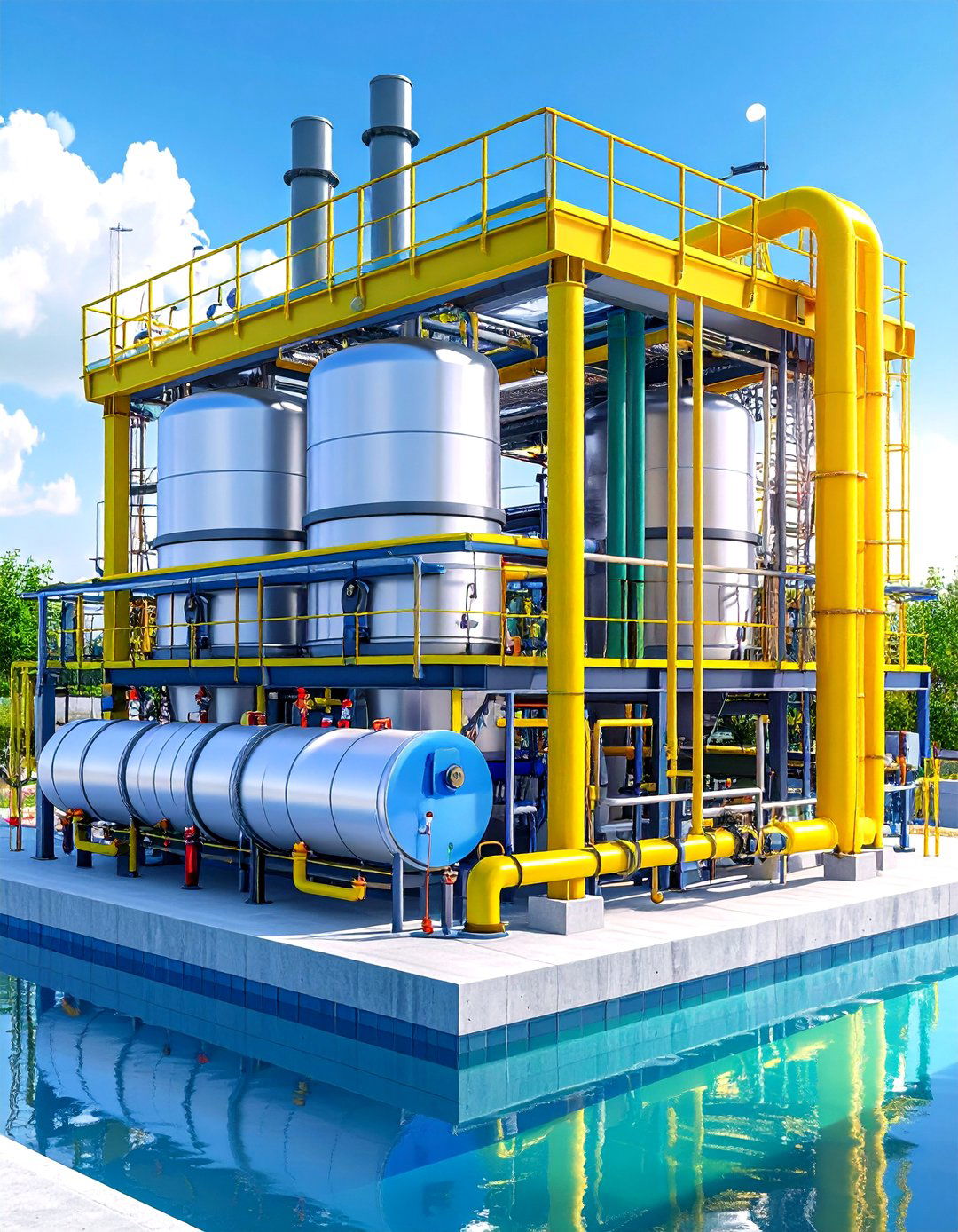 Pool Storage Chemical Bunker Solution - 20 Pool Storage Ideas