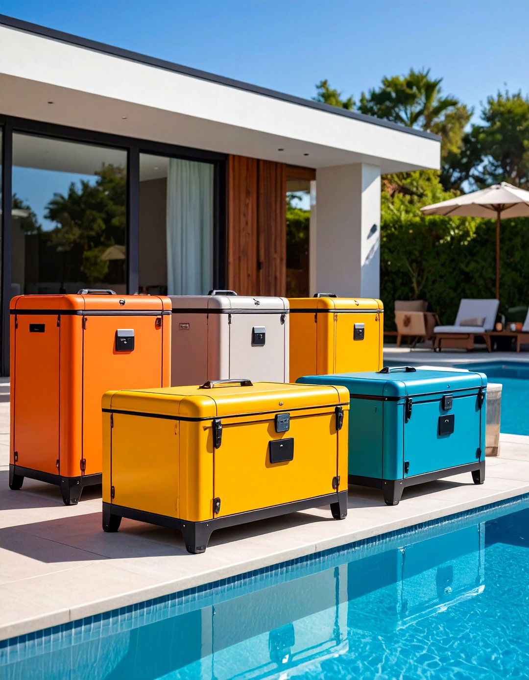Pool Storage Deck Box Organization System - 20 Pool Storage Ideas