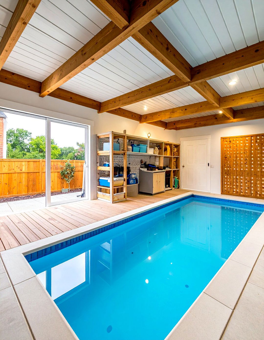 Pool Storage Shed Command Center - 20 Pool Storage Ideas