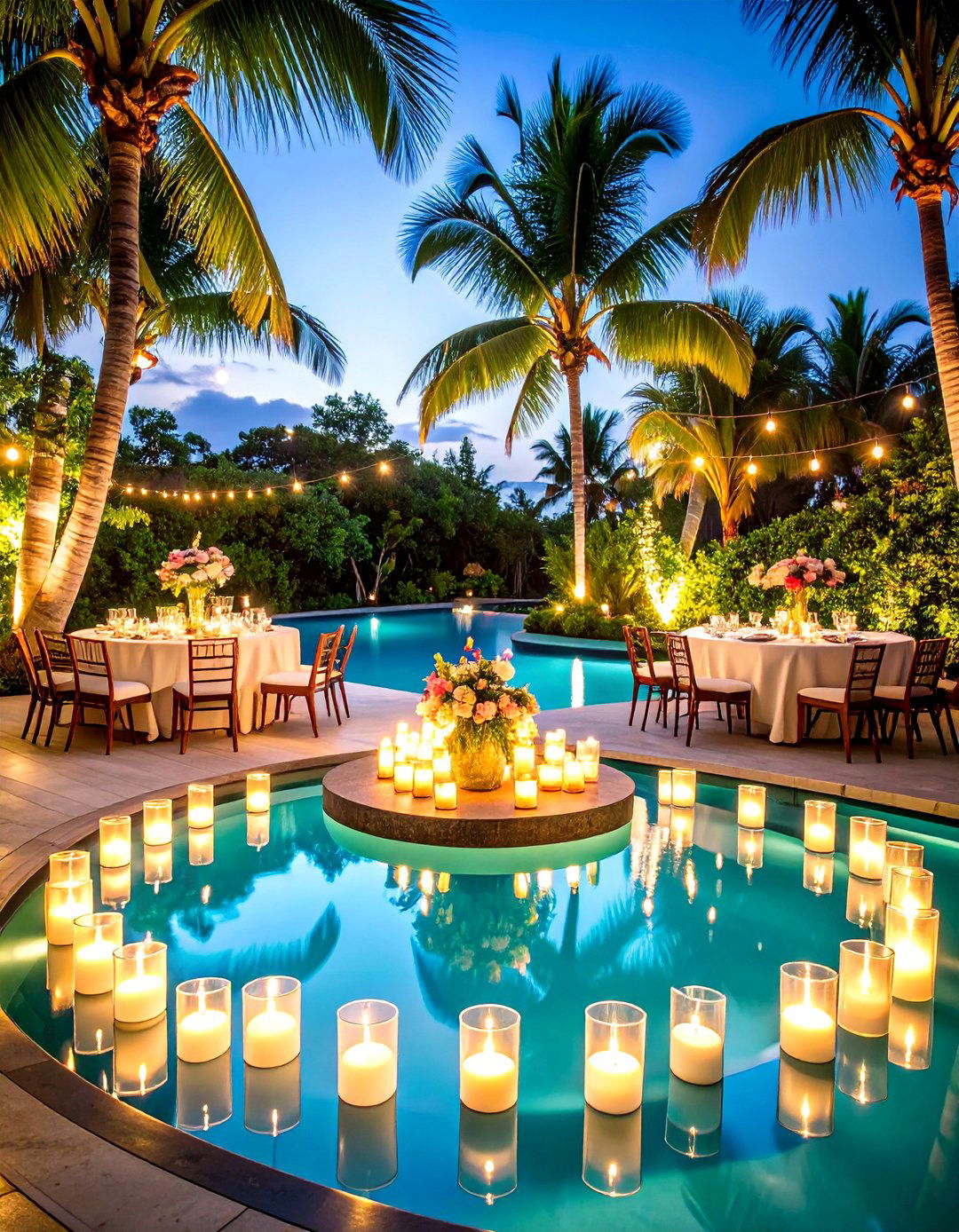 Poolside Cocktail Splash - 20 Casual Wedding Ideas