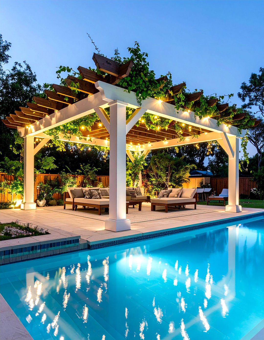 Poolside Pergola Shade Structures - 20 Pool Shade Ideas