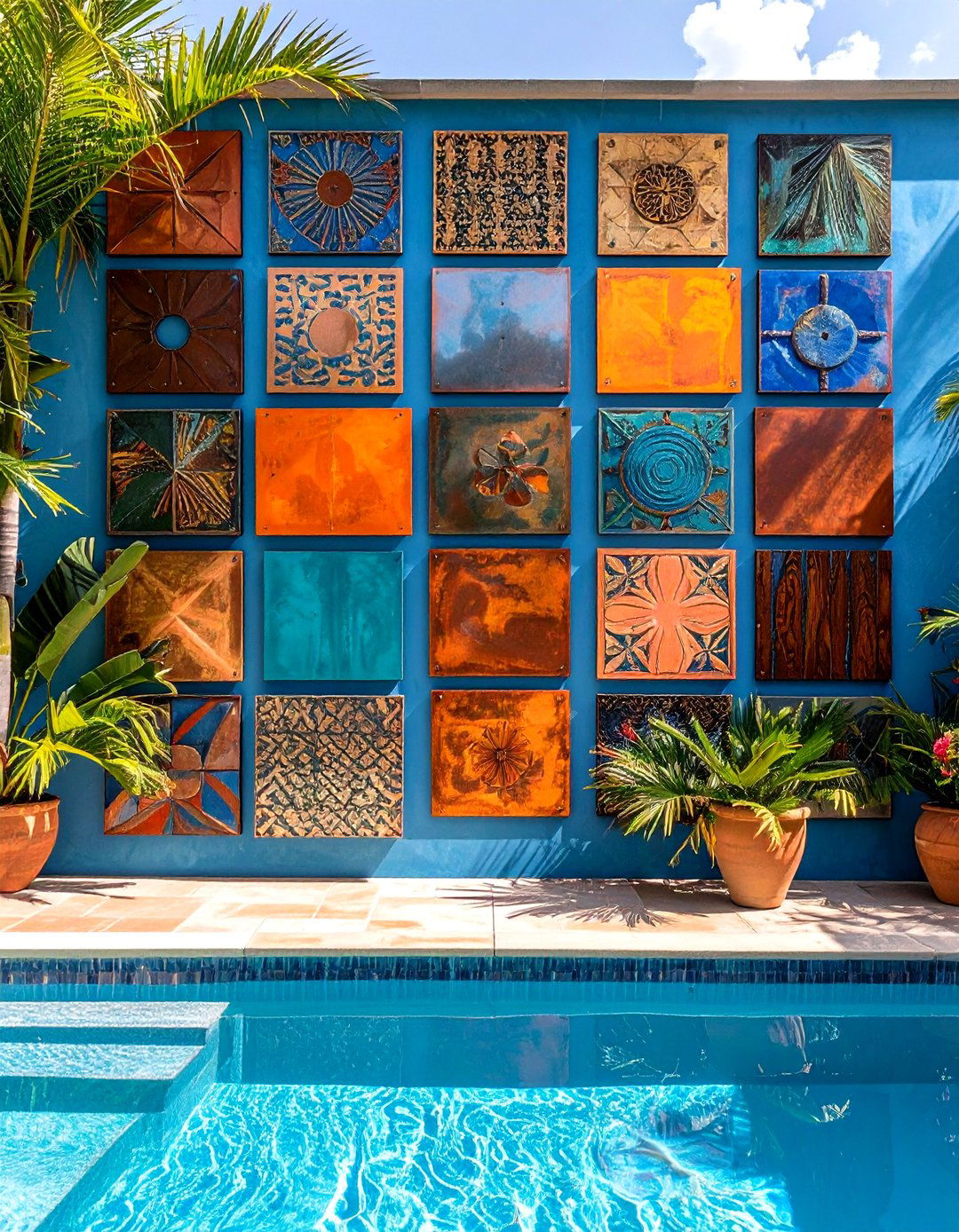 Poolside Wall Art - 20 Pool Decor Ideas