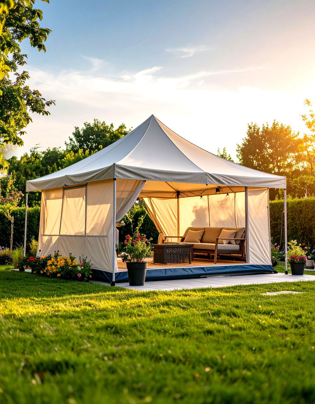 Pop Up Tent Outdoor Catio - 20 Outdoor Catio Ideas