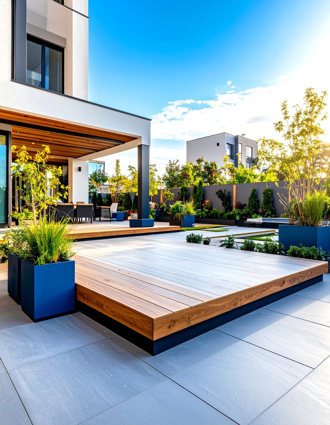 Porcelain Paver Deck Panels - 20 Deck Flooring Ideas