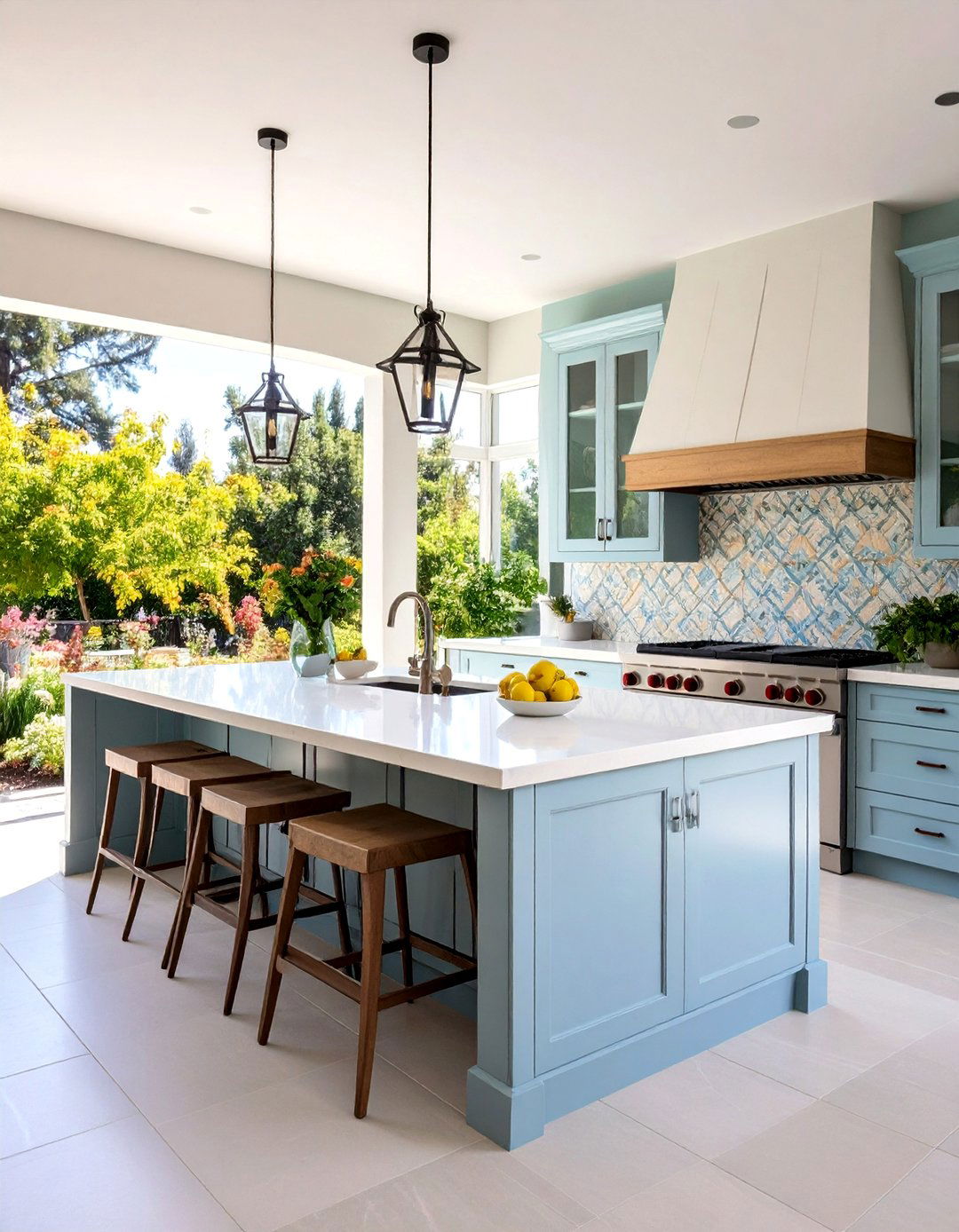 Porcelain Tile Outdoor Kitchen Countertop for Affordable Elegance - 20 Outdoor Kitchen Countertop Ideas