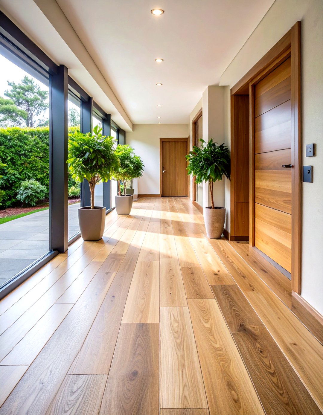 Porcelain Wood Look Tiles - 20 Small Entryway Tile Floor Ideas