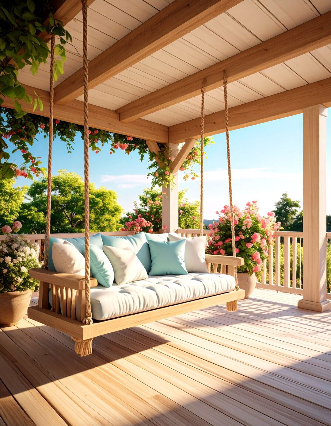 Porch Swing Pergola Dream - 20 Front Porch Pergola Ideas