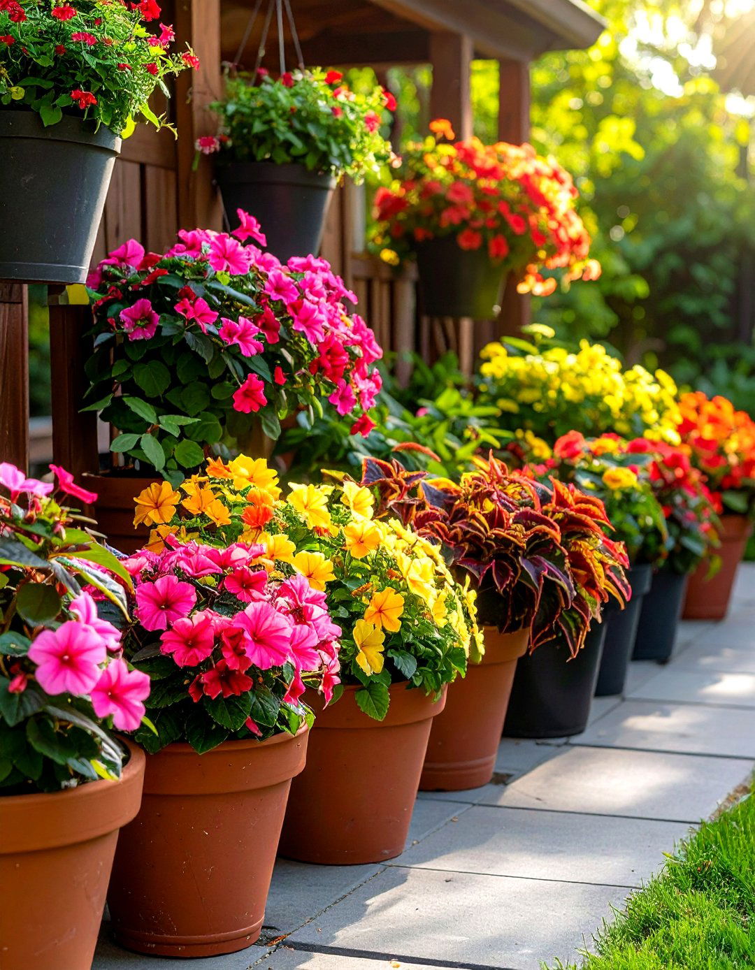 Portable Container Displays - 20 Shady Garden Ideas