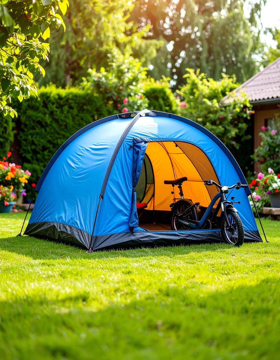 Portable Outdoor Toy Storage Tent System - 20 Outdoor Toy Storage Ideas