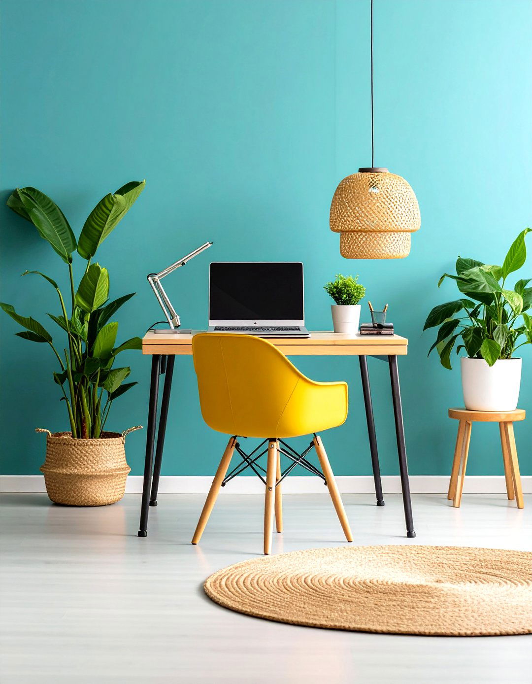 Portable Rolling Cart Office - 20 Budget Home Office Ideas