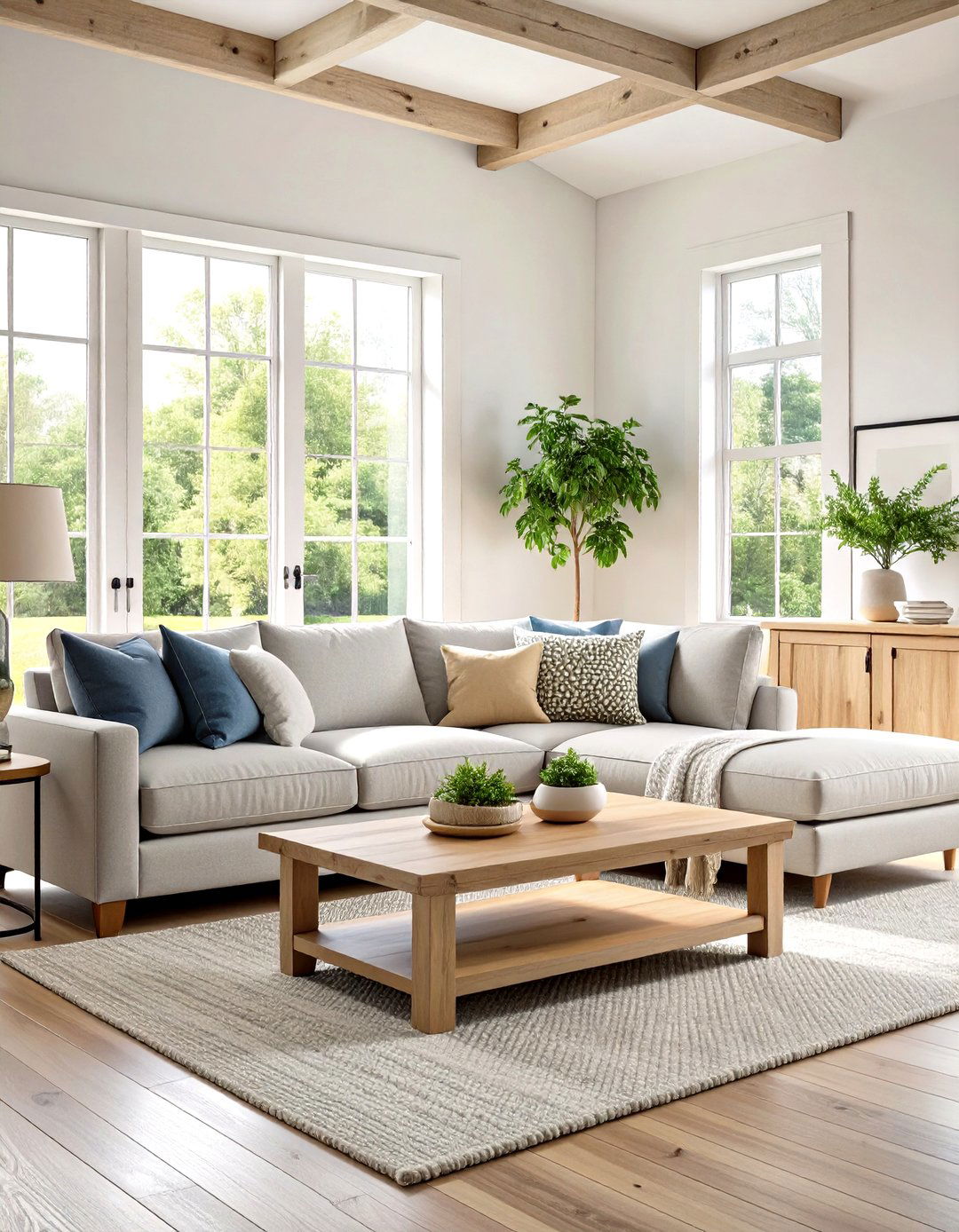 Pottery Barn Farmhouse Evolution Living Room with Modern Updates - 20 Pottery Barn Living Room Ideas