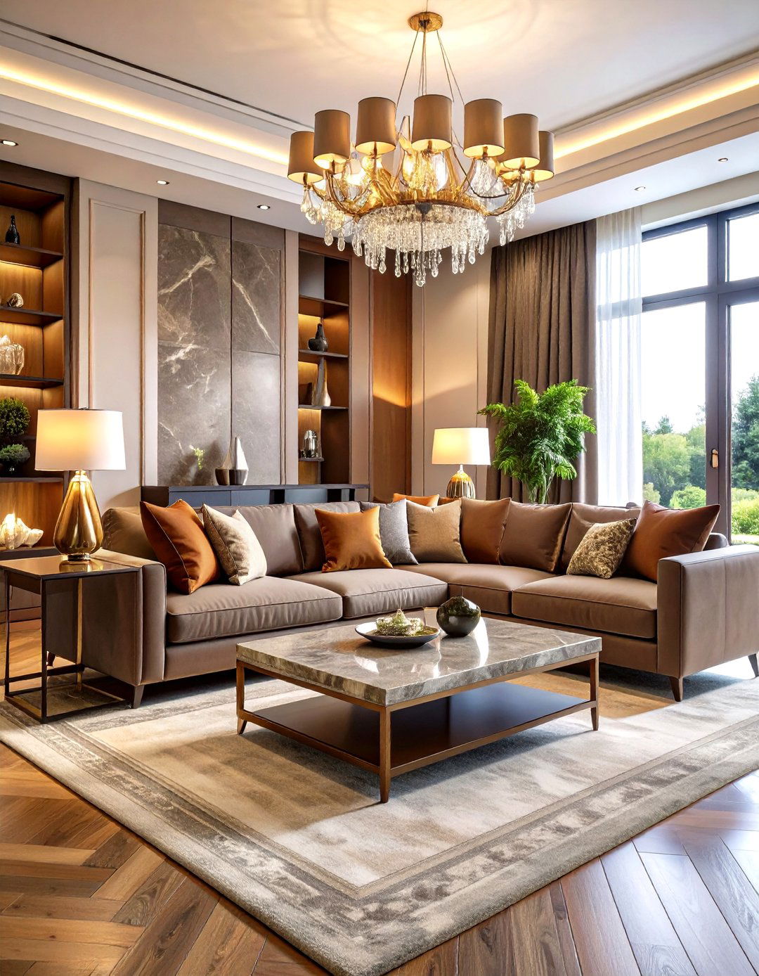 Pottery Barn Quiet Luxury Living Room with Premium Textures - 20 Pottery Barn Living Room Ideas