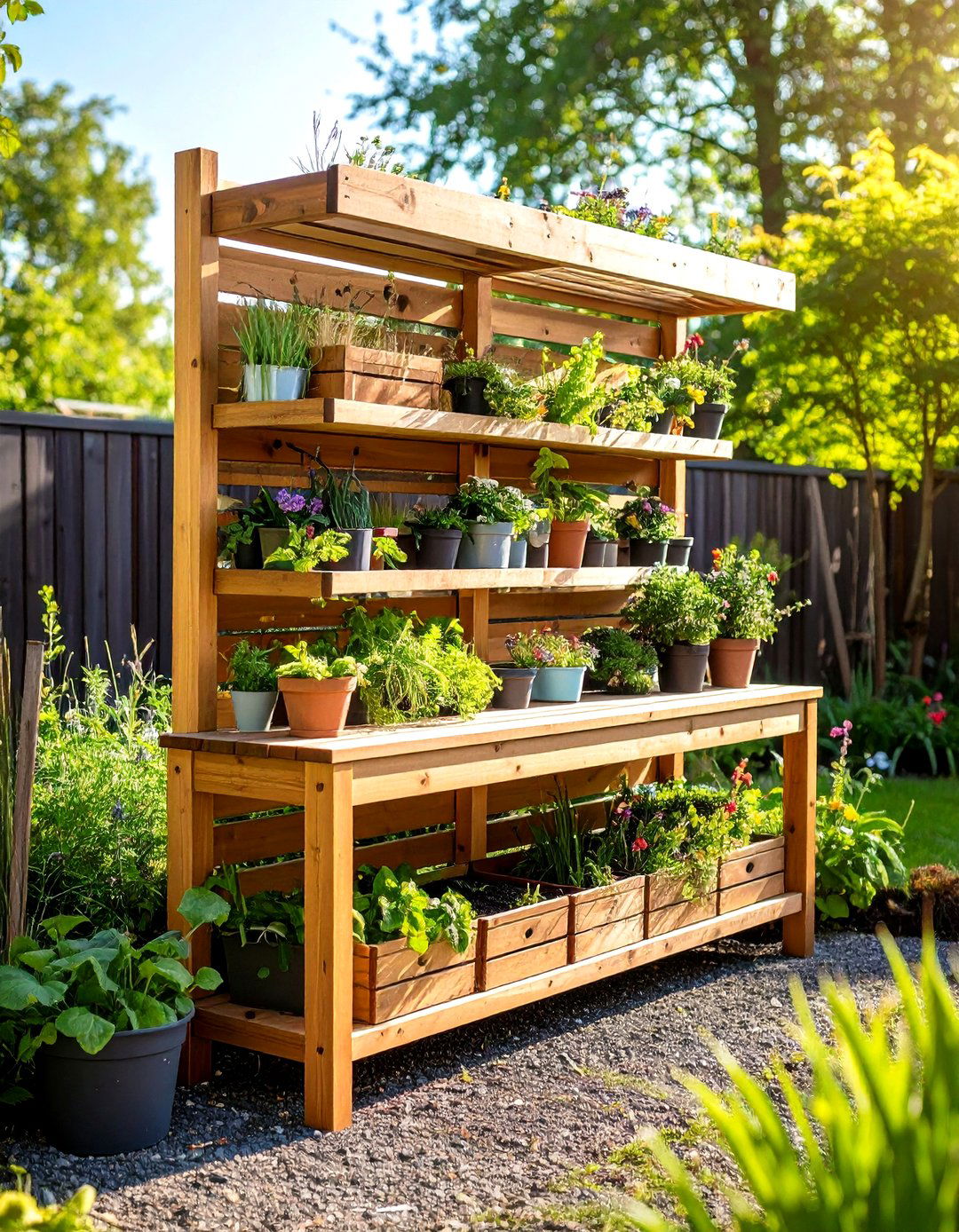 Potting Bench Privacy Barriers to Block Neighbors View - 20 Ideas Cheap Ways to Block Neighbors View