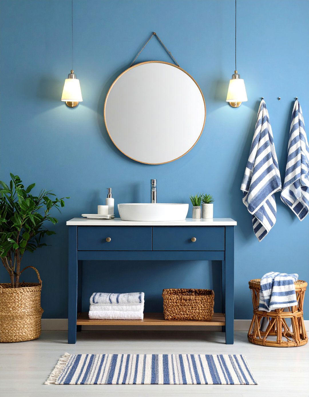 Powder Blue Bathroom Breath of Air - 20 Bathroom Color Ideas