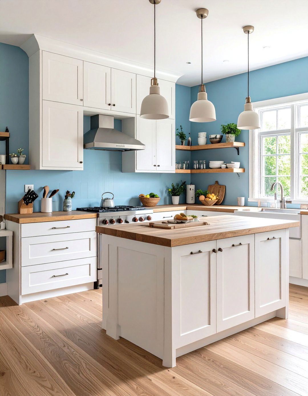 Powder Blue Room Tranquility - 20 Blue Room Ideas