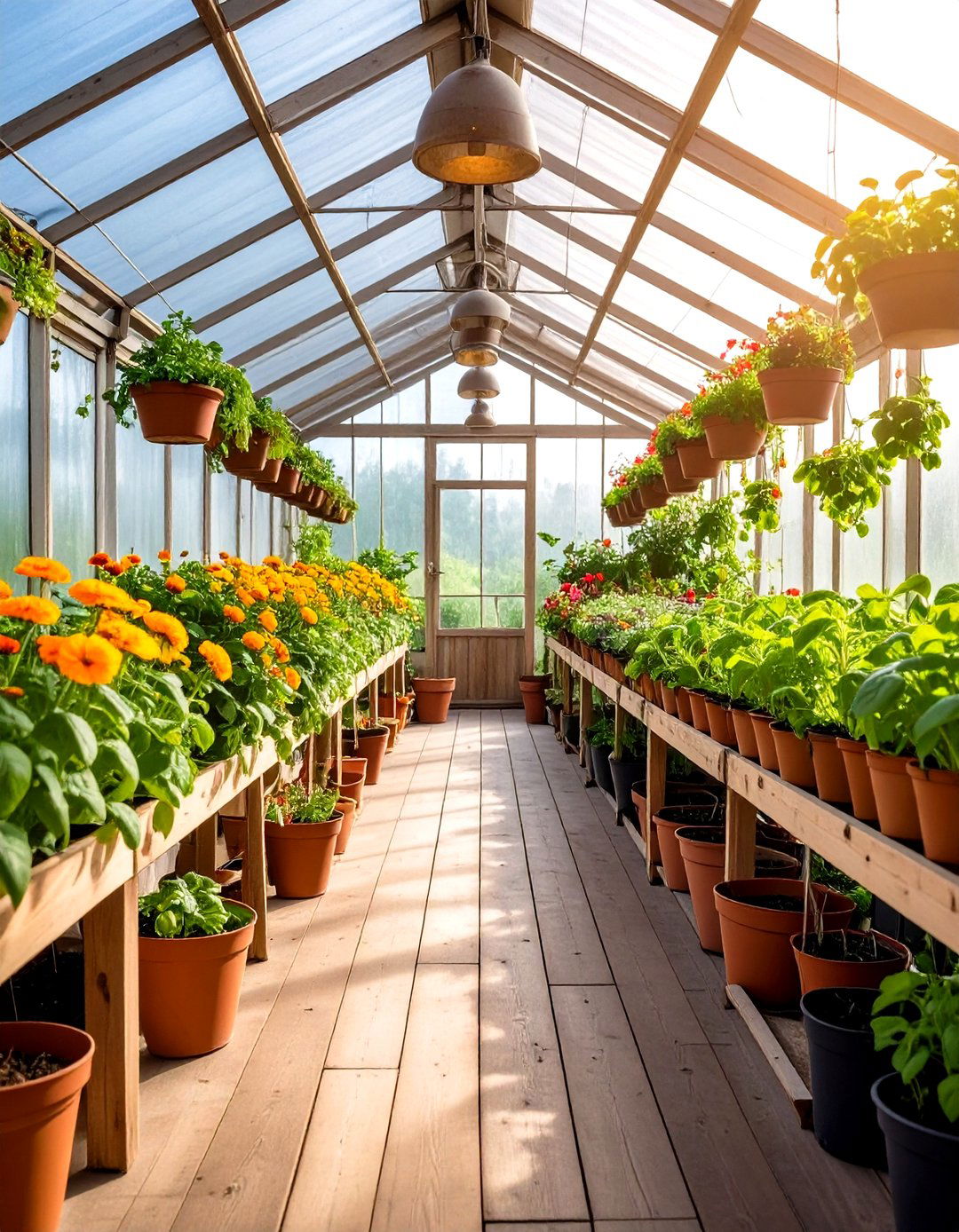 Practice Companion Planting for Greenhouse Pest Control - 20 Greenhouse Room Ideas