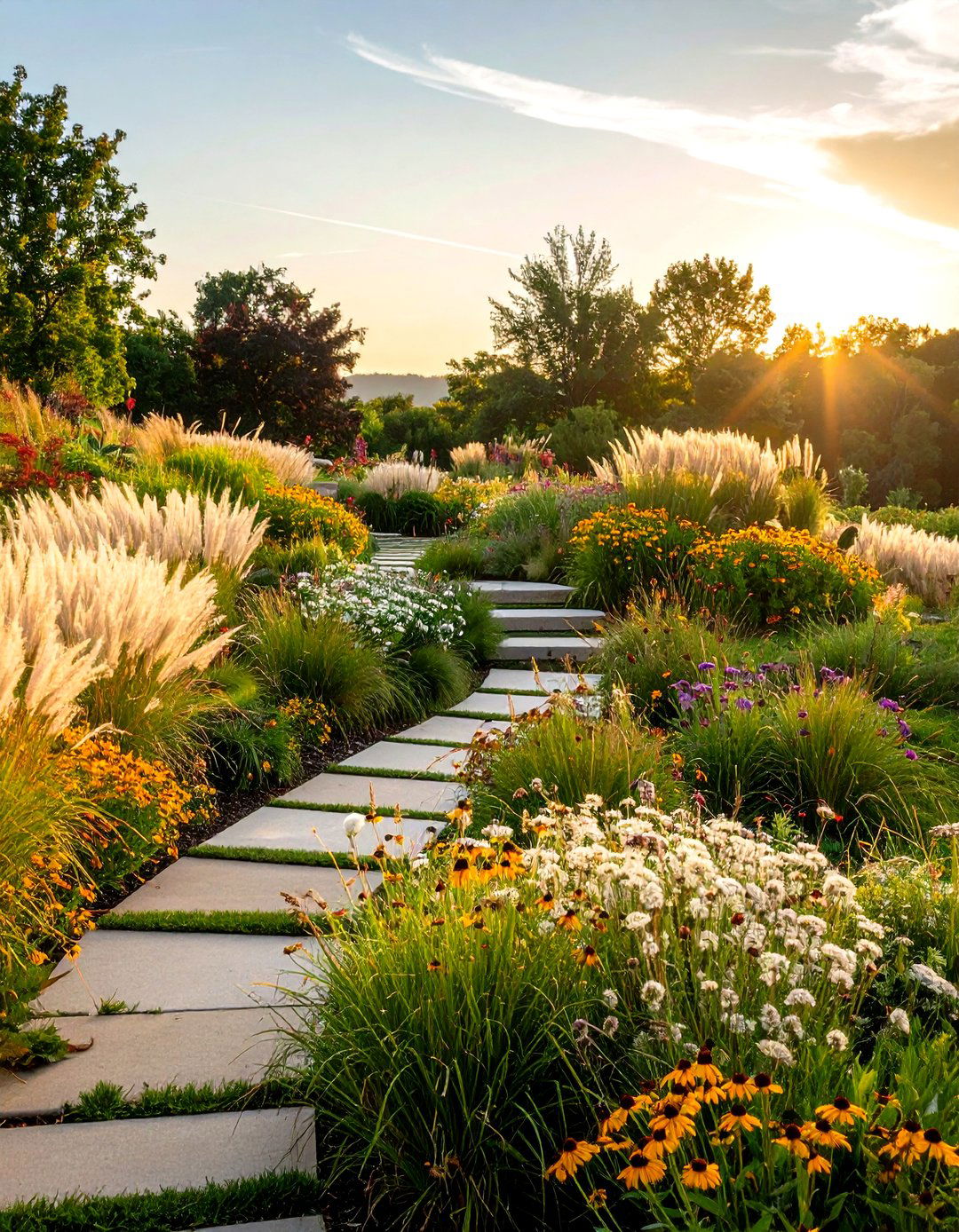 Prairie Inspired Terraced Garden Invites Wildlife - 20 Hillside Terraced Garden Ideas
