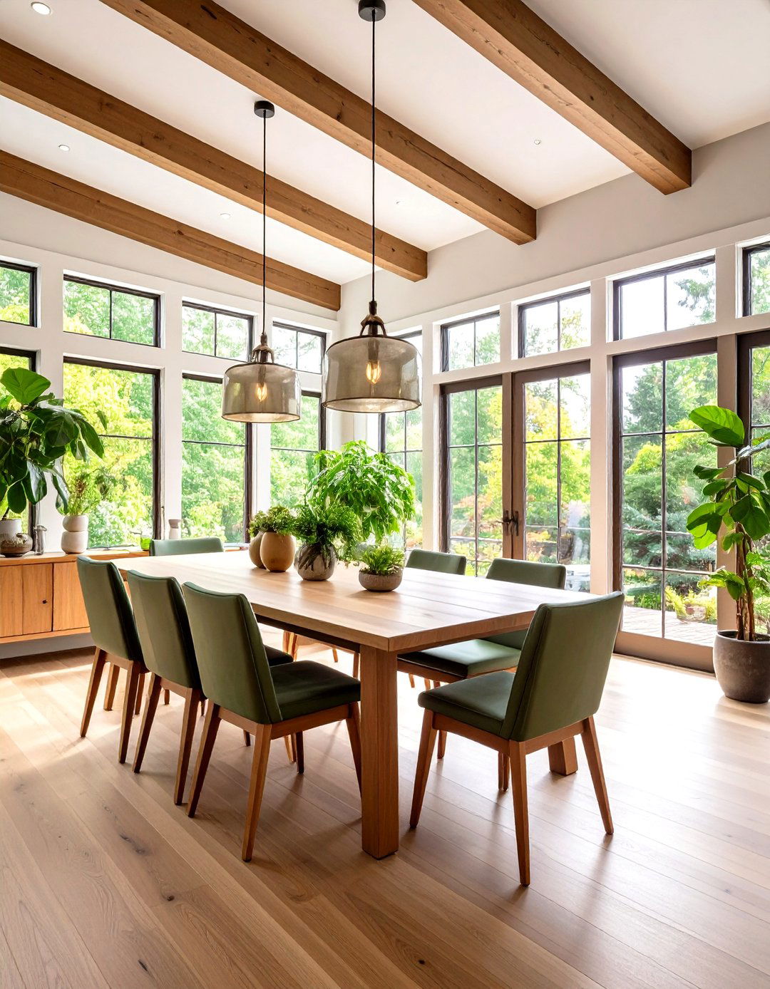 Prairie Style Dining Room with Craftsman Inspired Details - 20 Prairie-style Interior Design Ideas