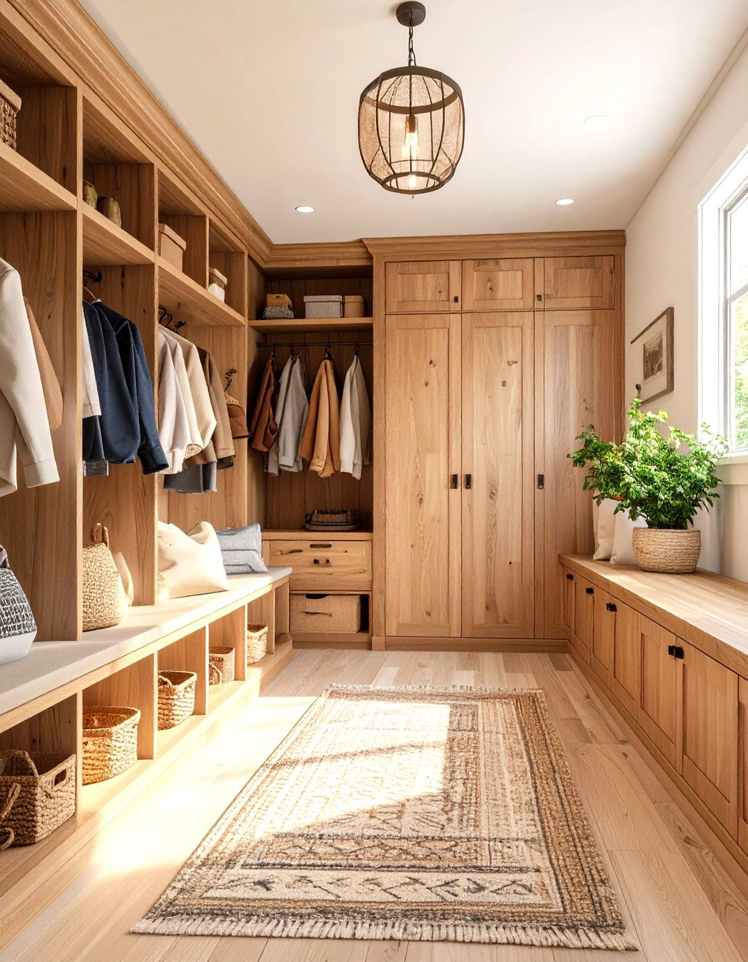 Prairie Style Mudroom with Organizational Excellence - 20 Prairie-style Interior Design Ideas