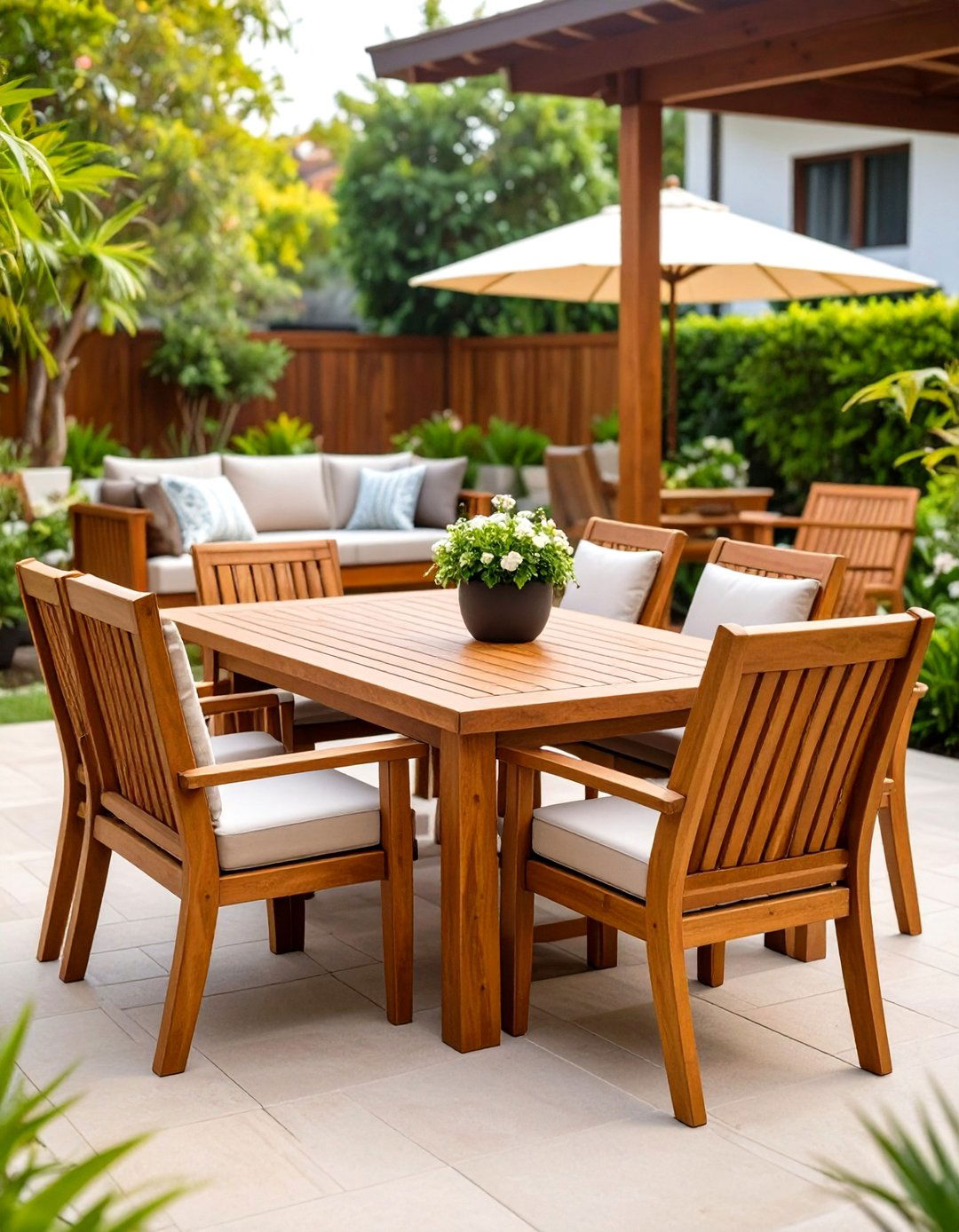 Premium Teak Wood Patio Furniture Collection - 20 Patio Furniture Ideas