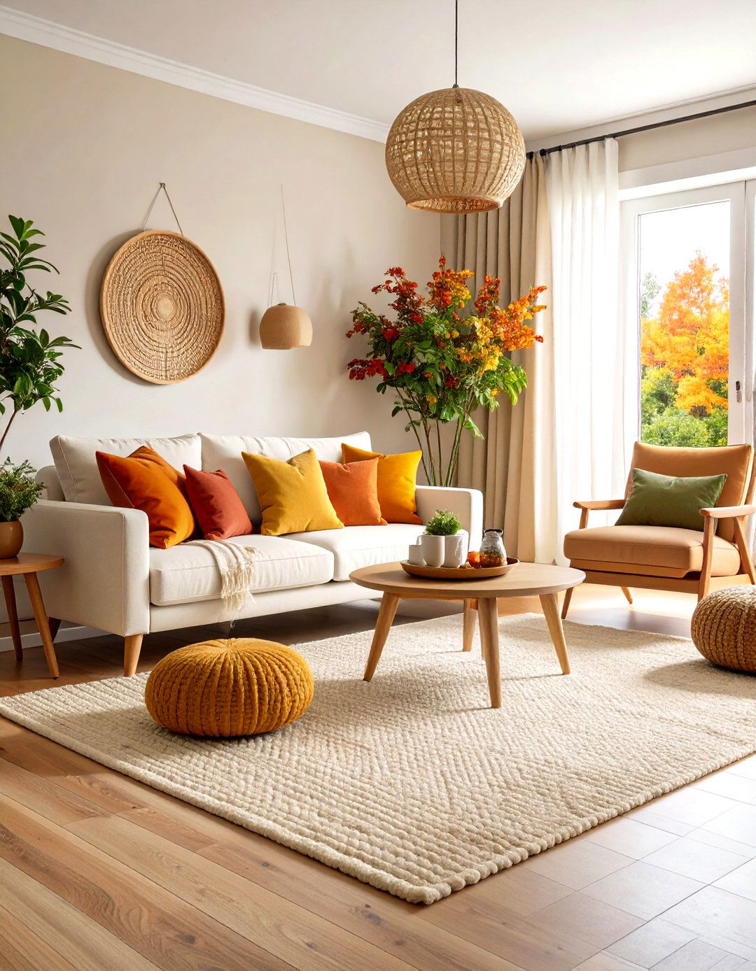 Preppy Living Room with Seasonal Adaptability - 20 Preppy Living Room Ideas