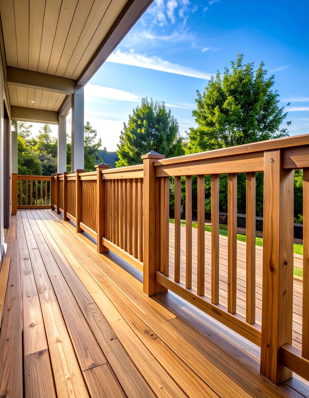 Pressure Treated Wood Deck Railing System - 20 Wood Deck Railing Ideas