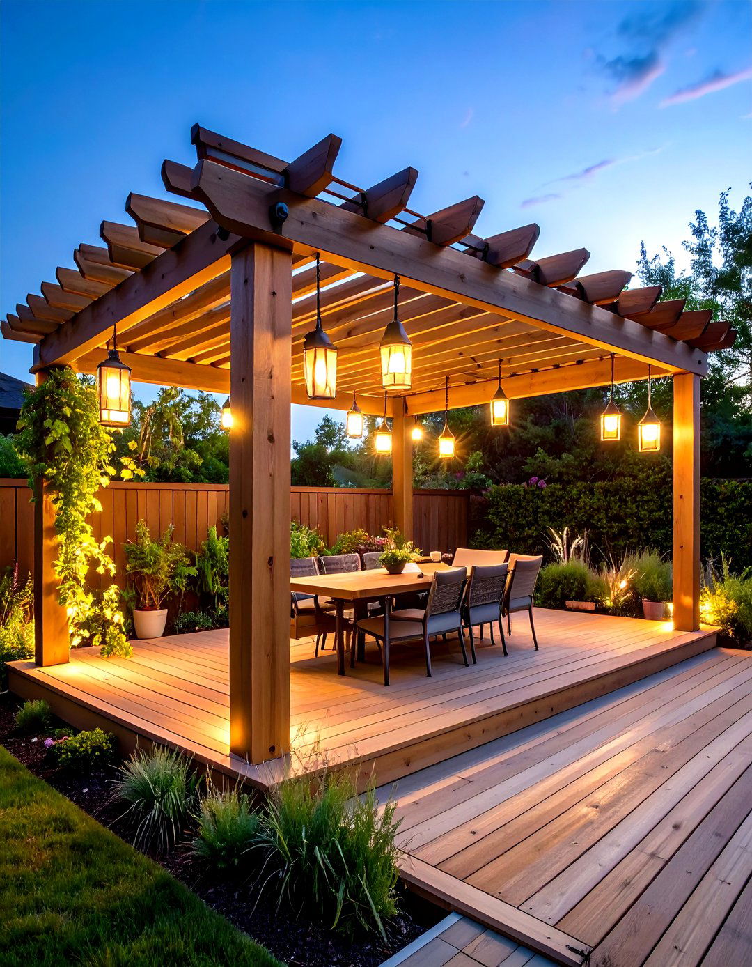 Pretty Pergola - 20 Small Deck Ideas