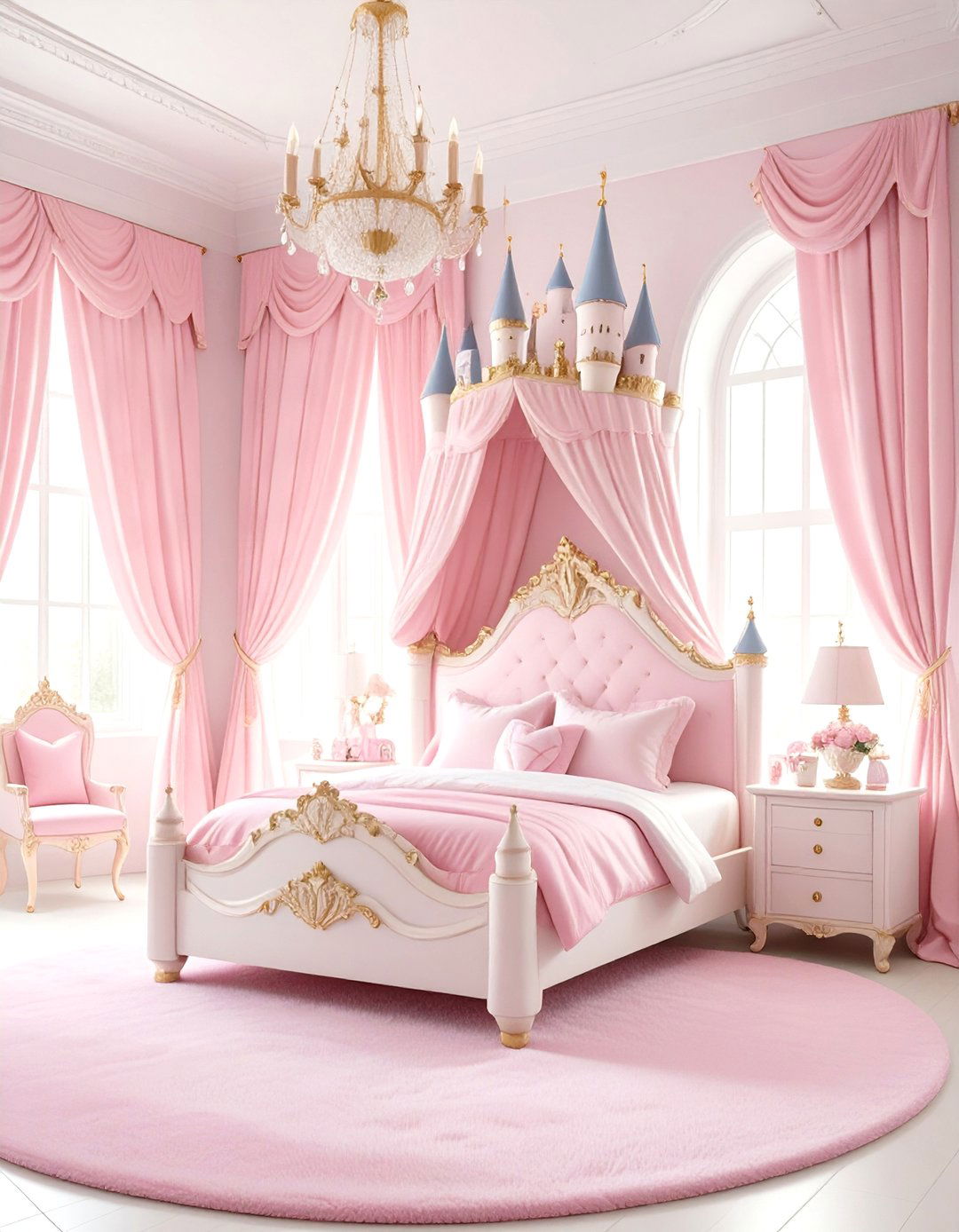 Princess Castle Kids Room Fairytale - 20 Kids Room Ideas