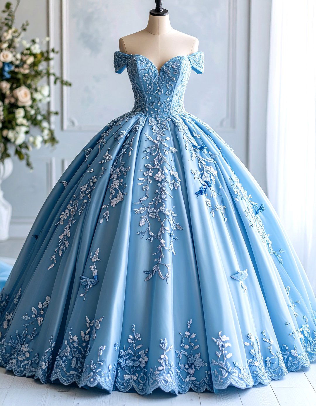 Princess Inspired Gowns in Dreamy Hues - 20 Fairytale Wedding Ideas