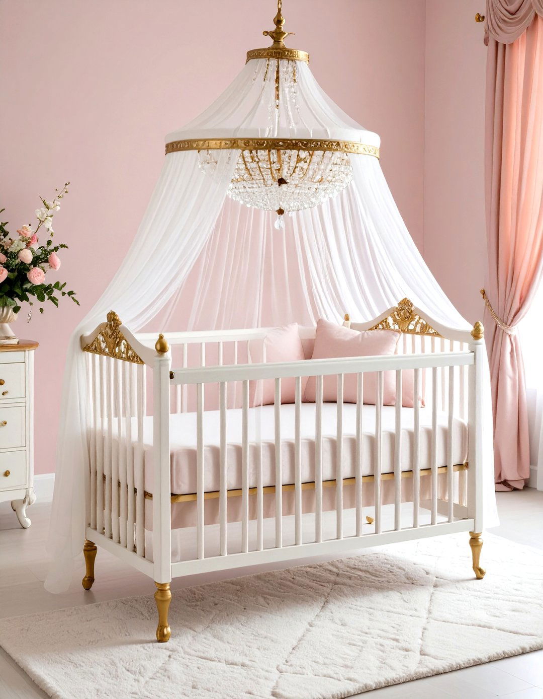 Princess Palace Baby Girl Nursery - 20 Baby Girl Nursery Ideas
