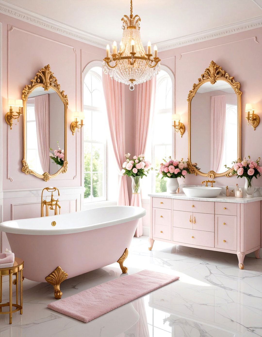 Princess Palace Kids Bathroom Retreat - 20 Kids Bathroom Ideas
